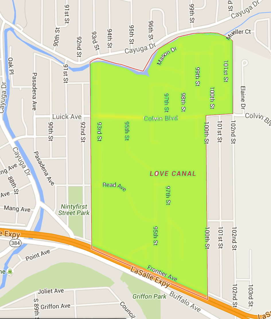 Essay on love canal incident new york